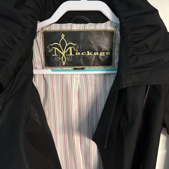 Mackage Trench Coat in Black Size PSmall - Picture 5 of 16